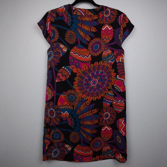 JB by Julie Brown Psychedelic Floral mini shift dress-6 - Picture 4 of 4